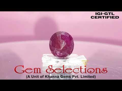 4.77 Ratti Natural Mozambique Ruby with Govt. Lab Certificate-(12210)