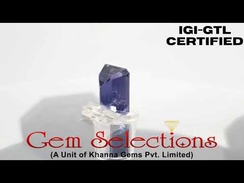 3.42 Ratti Natural Iolite With Govt. Lab Certificate-(2331)