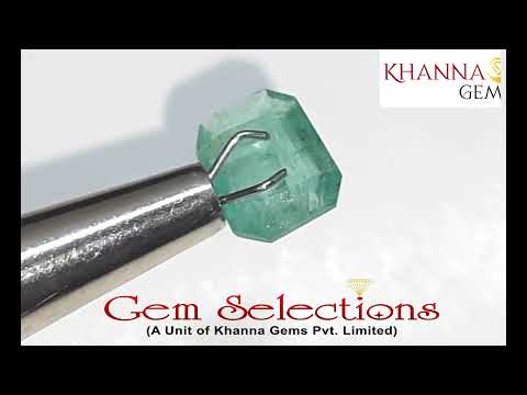 1.40/CT Natural Panna Stone with Govt. Lab Certificate (12210)