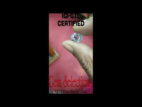 5.55/CT Natural Blue Sapphire With Govt Lab Certificate-BLUSA9A