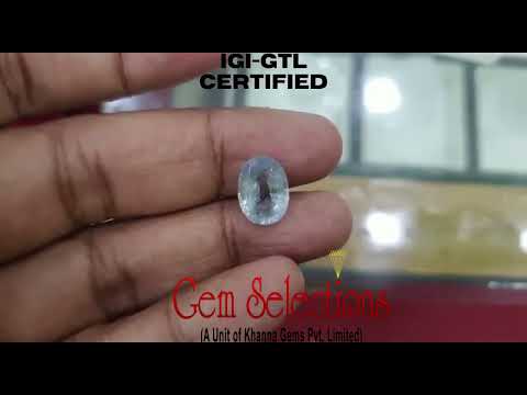 6.52/CT Natural Blue Sapphire With Govt Lab Certificate-BLUSA9V