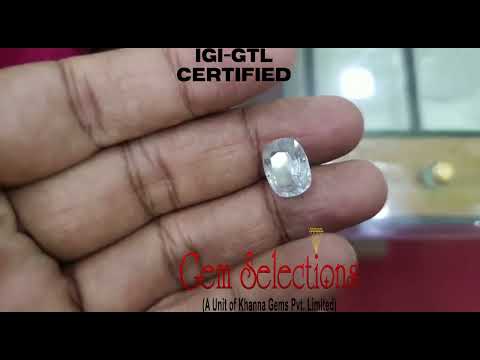 6.41/CT Natural Blue Sapphire With Govt Lab Certificate-BLUSA9V