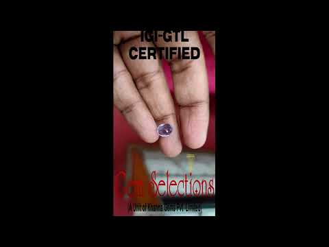 3.62/CT Natural Blue Sapphire with Govt Lab Certificate-BLUSA9V