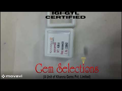 4.86/CT Natural Purple Sapphire with Govt Lab Certificate-BLUSA9V