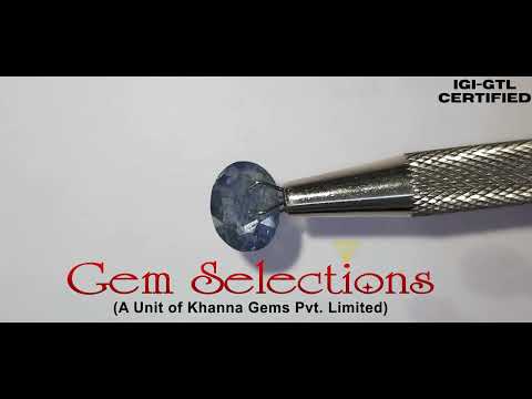 2.98/CT Natural Blue Sapphire with Govt Lab Certificate-BLUSA9T