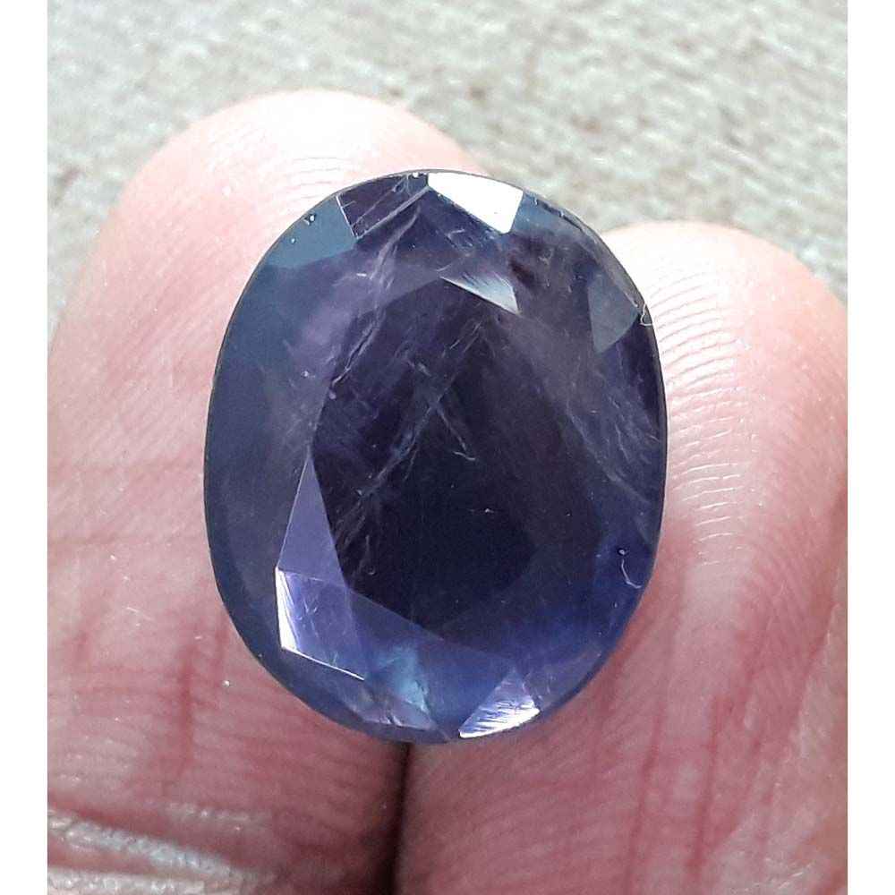 13.01 Ratti Natural Iolite with Govt. Lab Certificate-(550)