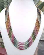 Load image into Gallery viewer, Natural Multi Tourmaline Beads (75)