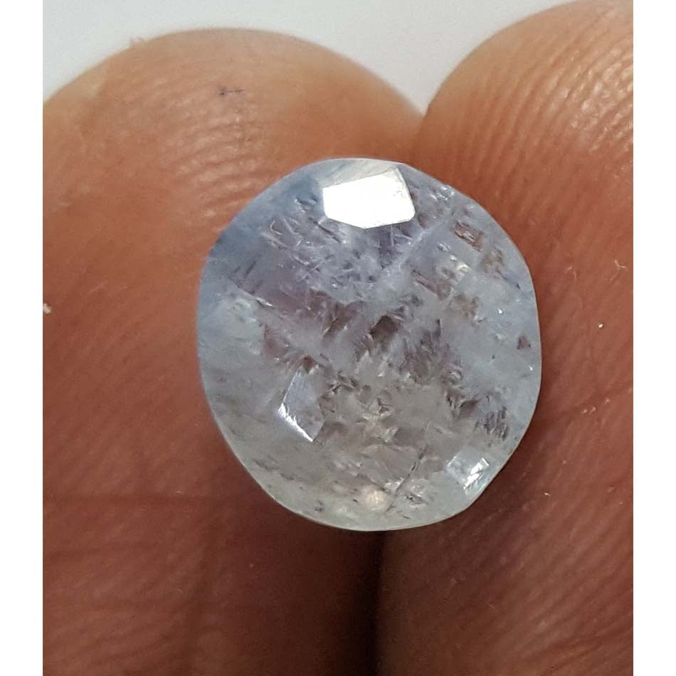 3.96 Ratti Natural Blue Sapphire with Govt Lab Certificate-(6771)