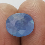 Load image into Gallery viewer, 3.34/CT Natural Blue sapphire with Govt Lab Certificate-BLUSA9T