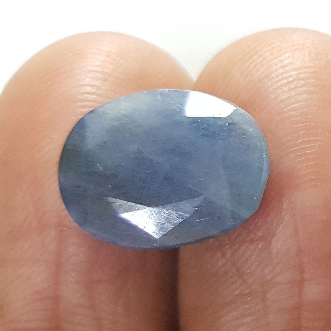8.44 Ratti Natural Blue Sapphire With Govt Lab Certified-(1221)