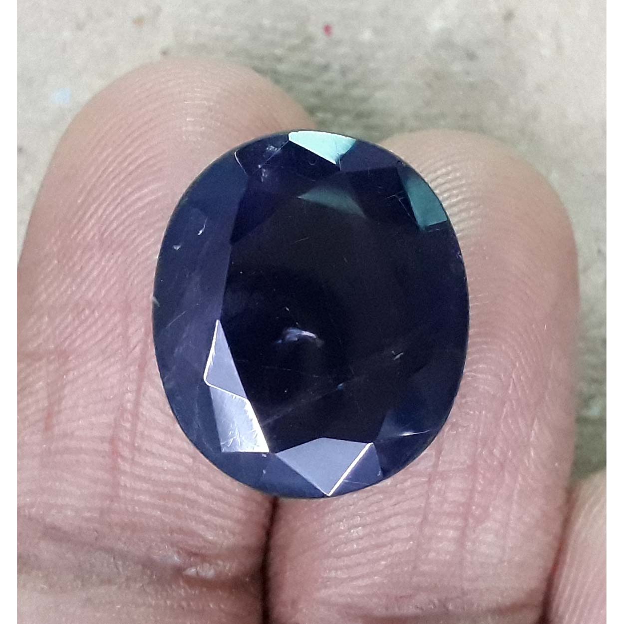 13.34 Ratti Natural Iolite with Govt. Lab Certificate-(550)
