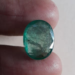 Load image into Gallery viewer, 7.25/CT Natural Emerald Stone with Govt. Lab Certificate (12210)