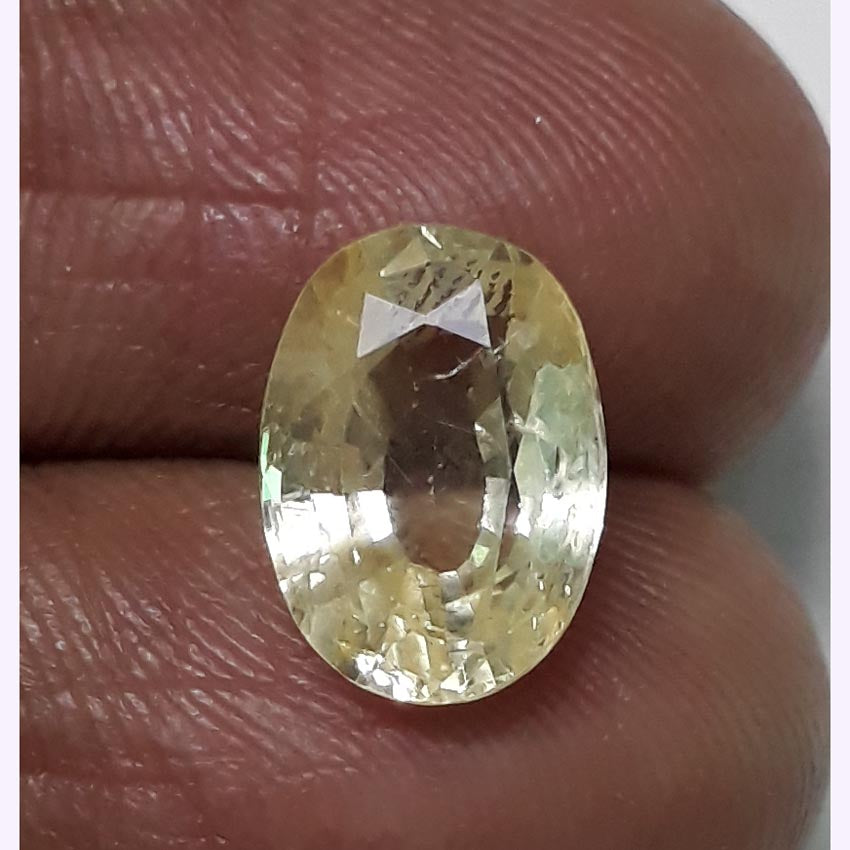 4.76/CT Natural Ceylonese Pukhraj with Govt Lab Certificate-67710
