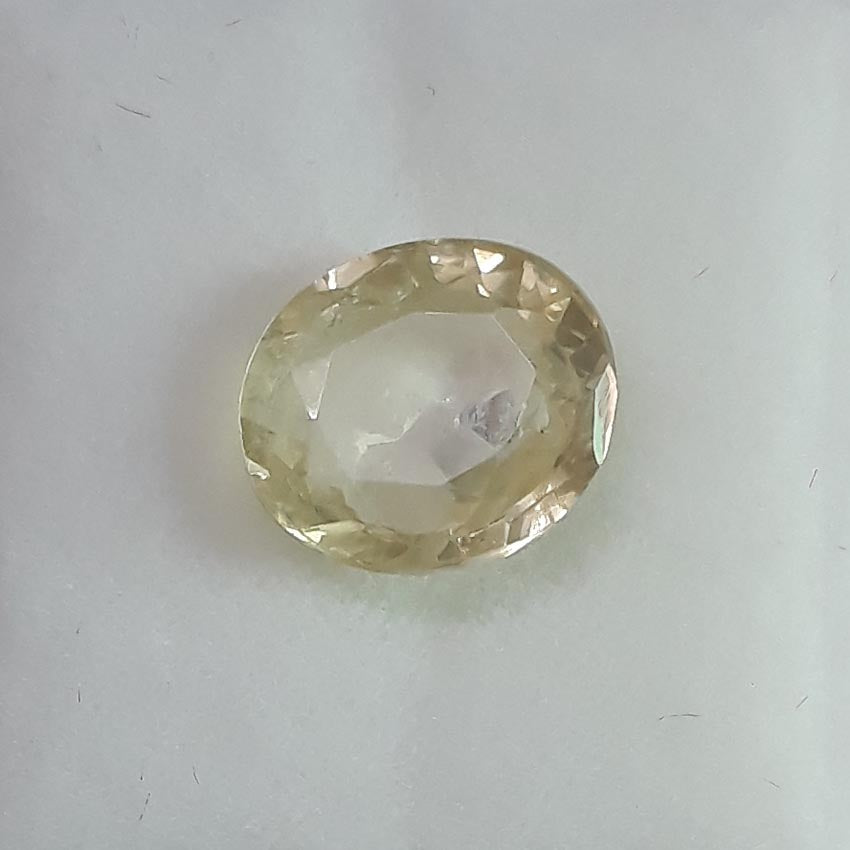 3.23 Ratti Natural yellow sapphire with Govt Lab Certificate-(YELSA9T)