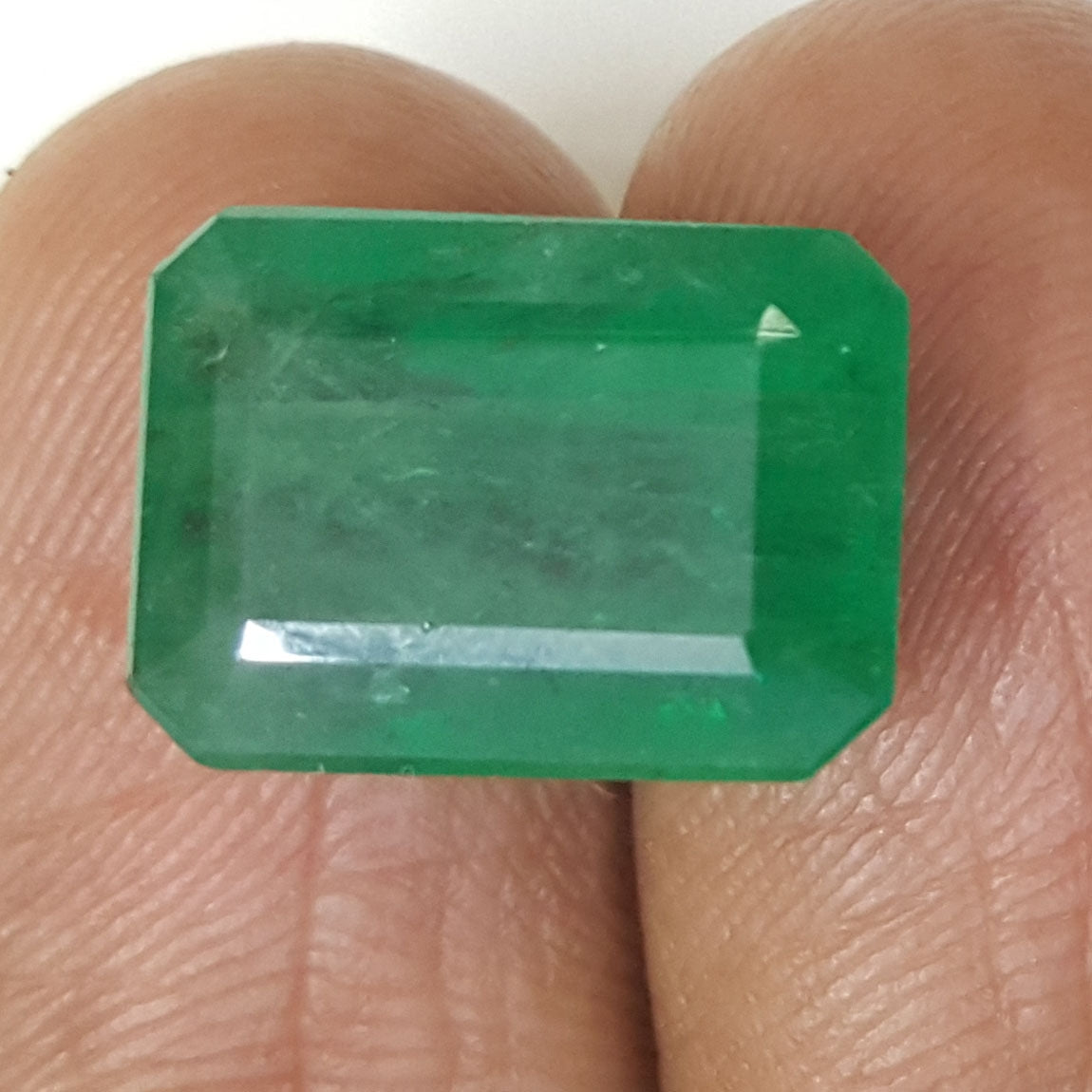 8.28/CT Natural Panna Stone with Govt. Lab Certificate (34410)