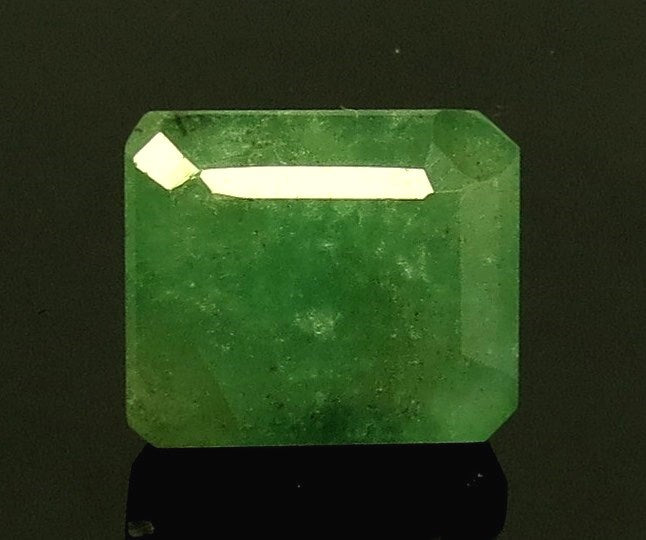 4.95/CT Octagon Shape Natural Panna Stone with Govt. Lab Certified-(2331)