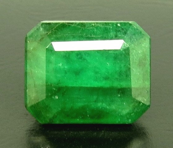 4.88/CT Natural Panna Stone with Govt. Lab Certificate (12210)