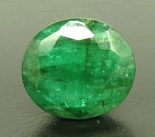 6.50/CT Natural Panna Stone with Govt. Lab Certificate (16650)