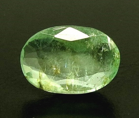 2.96/CT Natural Panna Stone with Govt. Lab Certificate (12210)