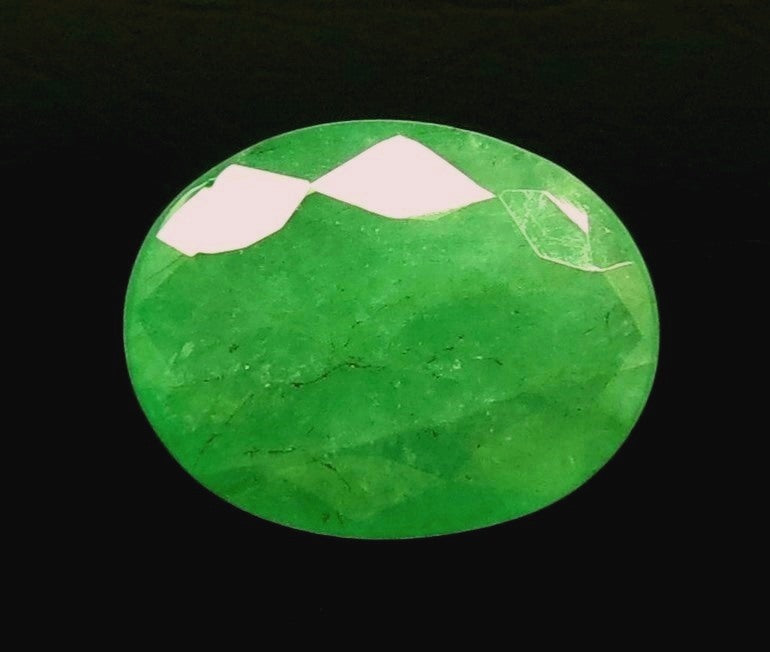 4.92/CT Natural Panna GemStone with Govt. Lab Certificate (3054D10059)