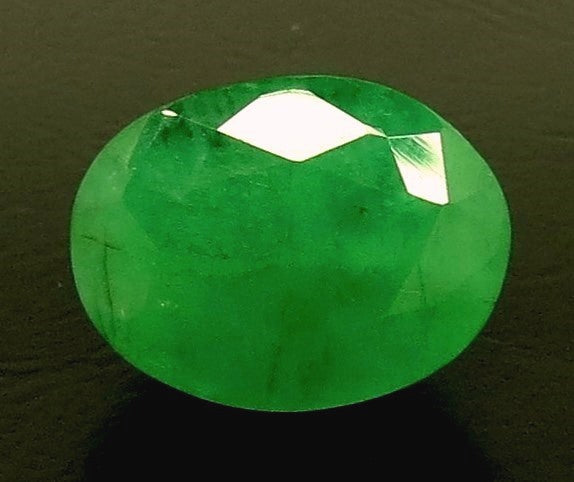 4.54/CT Natural Panna Stone with Govt. Lab Certificate (3441)