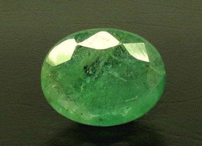 4.69/CT Natural Panna Stone with Govt. Lab Certificate (6771)