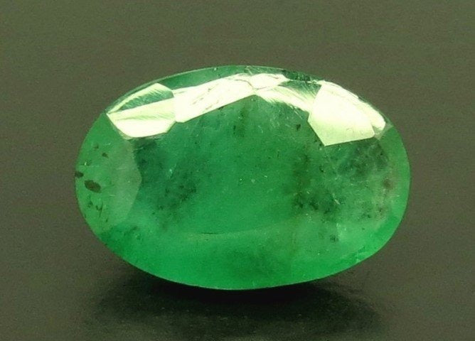 3.14/CT Natural Panna Stone with Govt. Lab Certificate (4386D15987)