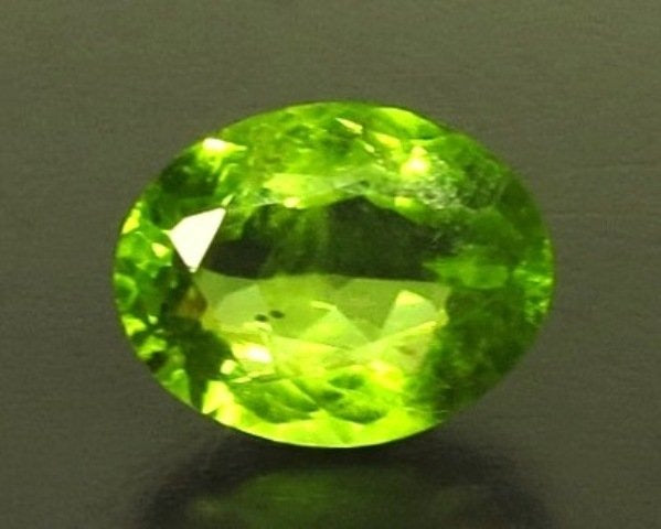 6.39/CT Natural Peridot With Govt. Lab Certificate-5661