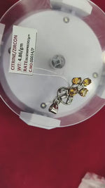 Load and play video in Gallery viewer, 4.86/GM  CITRINE ZIRCON (1650)