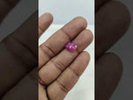 Load and play video in Gallery viewer, 3.78/CT Natural Ruby Stone with Govt. Lab Certificate-15909S205580