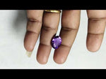 Load and play video in Gallery viewer, 10.30/CT Natural Amethyst Gemstone with Govt. Lab Certificate