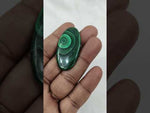 Load and play video in Gallery viewer, 62.05/CT Natural Malachite Gemstone of Premium Quality-MALA101042