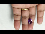 Load and play video in Gallery viewer, 10.16 Ratti Natural Amethyst Gemstone with Govt. Lab Certificate