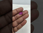 Load and play video in Gallery viewer, 4.62/CT Natural Ruby Stone with Govt. Lab Certificate-15909S205593