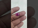 Load and play video in Gallery viewer, 3.85/CT Natural Ruby Stone with Govt. Lab Certificate-16658S208751