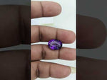 Load and play video in Gallery viewer, 11.85/CT Natural Amethyst Gemstone with Govt. Lab Certificate