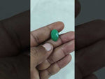 Load and play video in Gallery viewer, 7.6/CT Natural Panna Stone with Govt. Lab Certificate-11925D48093
