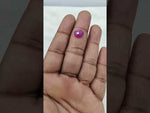 Load and play video in Gallery viewer, 4.04/CT Natural Ruby Stone with Govt. Lab Certificate-15897S205558