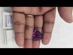 Load and play video in Gallery viewer, 19.85/CT Natural Amethyst Gemstone with Govt. Lab Certificate