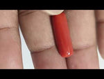 Load and play video in Gallery viewer, 9.31/CT Natural Red Coral With Govt. Lab Certificate (1800)