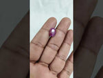 Load and play video in Gallery viewer, 4.84/CT Natural Ruby Stone with Govt. Lab Certificate-16275S206796