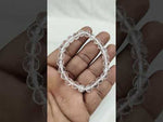 Load and play video in Gallery viewer, WHITE QUARTZ BRACELET