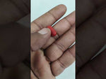 Load and play video in Gallery viewer, 6.63/CT Natural Red Coral With Govt. Lab Certificate-12377D50201