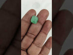 Load and play video in Gallery viewer, 4.9/CT Natural Panna Stone with Govt. Lab Certificate-12377D50207