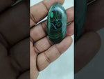 Load and play video in Gallery viewer, 67.50/CT Natural Malachite Gemstone of Premium Quality-MALA101043