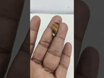 Load and play video in Gallery viewer, 5.45/CT Tiger Eye with Govt. Lab Certificate-TGR00027