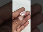 Load and play video in Gallery viewer, 10.60/CT Healing Rose Quartz Stone with Govt. Lab Certificate-RQTZ5004