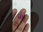 Load and play video in Gallery viewer, 10.19/CT Natural Ruby Stone with Govt. Lab Certificate-16275S206800