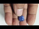 Load and play video in Gallery viewer, 11.04/CT Natural Blue Sapphire with Govt Lab Certificate (4551)