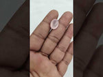Load and play video in Gallery viewer, 7.80/CT Healing Rose Quartz Stone with Govt. Lab Certificate-RQTZ5015